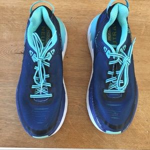 Hoka One One Bondi 5 Blue Running Sneakers 8.5